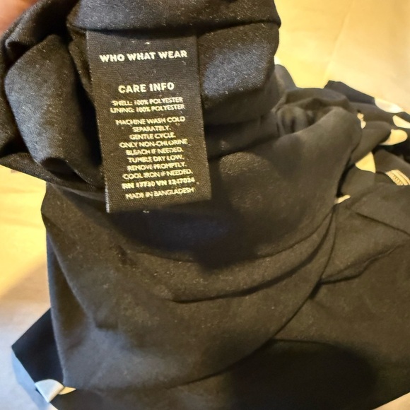 A New Day Black & White Polka Dot Tiered Mini Dress – XS - NWOT - Picture 13 of 14